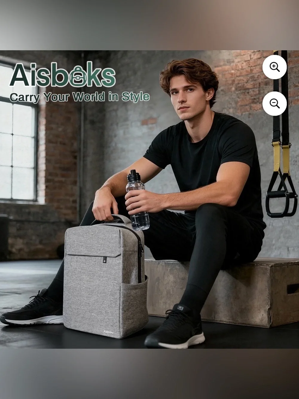 16'' Laptop Backpack for Men Women, Lightweight Travel Backpack & Laptop Bag